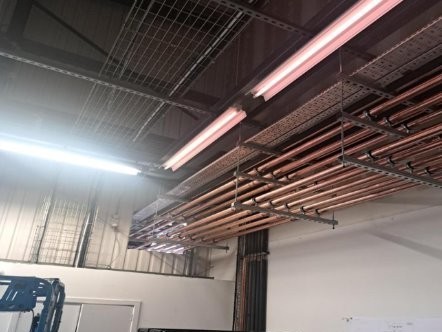 Pipework and cooling systems supporting the DC1 upgrade