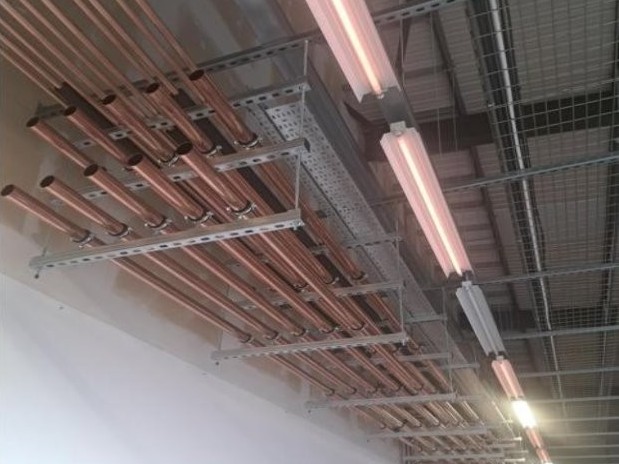 Internal cooling infrastructure at Glasgow DC1